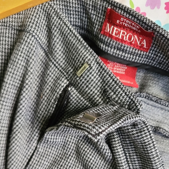 Merona Houndstooth Leggings Pants Size 12 - Picture 4 of 4